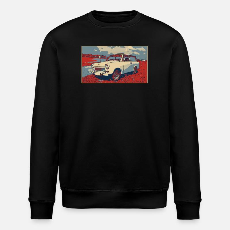 Trabant DDR - Stanley/Stella Unisex Bio-Sweatshirt ROLLER - Schwarz