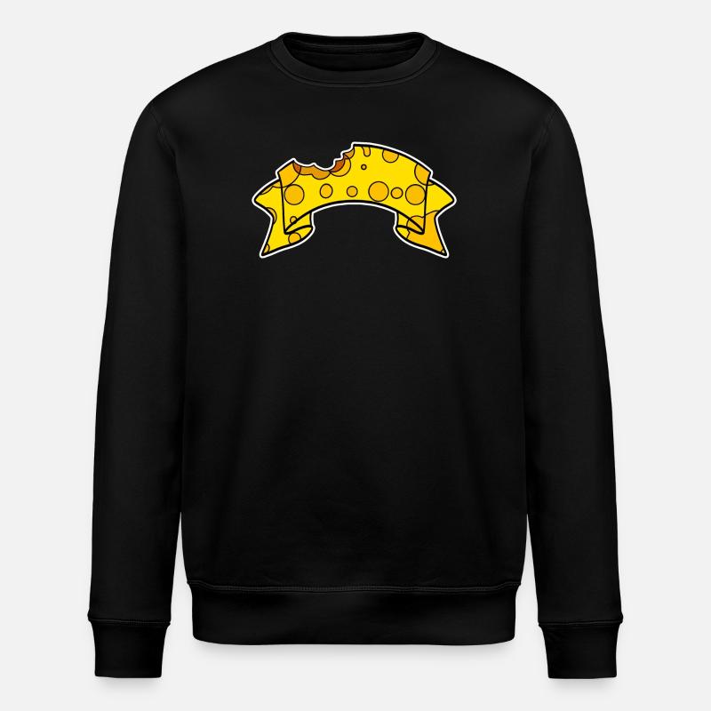 Banner Käse - Stanley/Stella Unisex Bio-Sweatshirt ROLLER - Schwarz