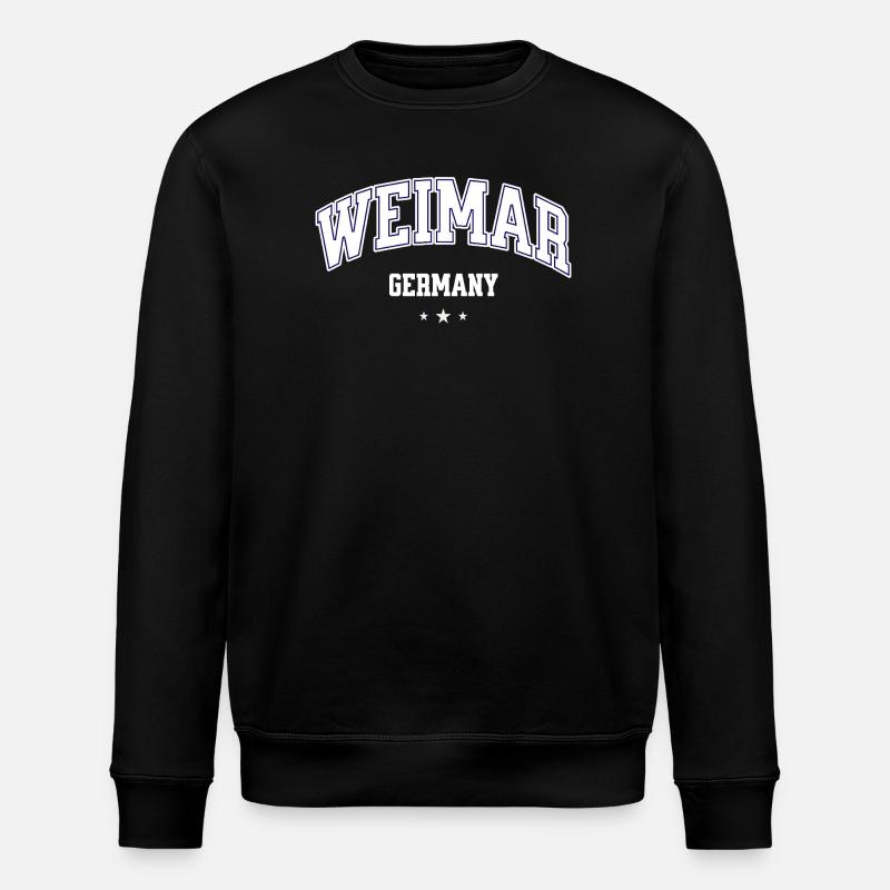 Weimar Germany Emblem - Stanley/Stella ROLLER Unisex Organic Sweatshirt - black