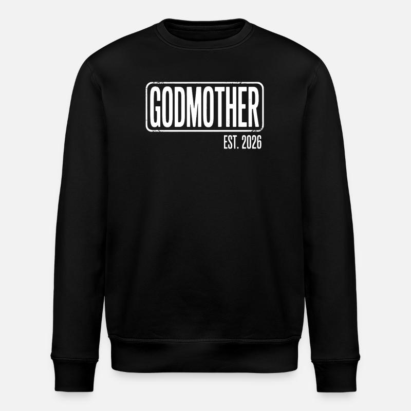 Godmother Est 2026 Graphic Tee - Stanley/Stella Unisex Bio-Sweatshirt ROLLER - Schwarz