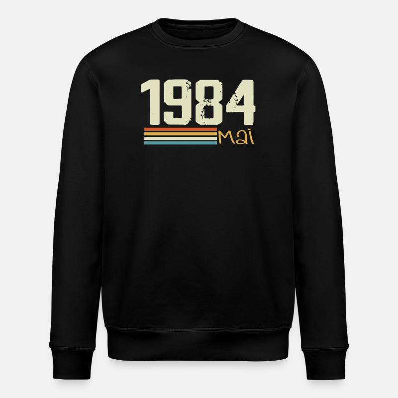 Mai 1984 - Sweat bio ROLLER Stanley/Stella Unisexe - noir