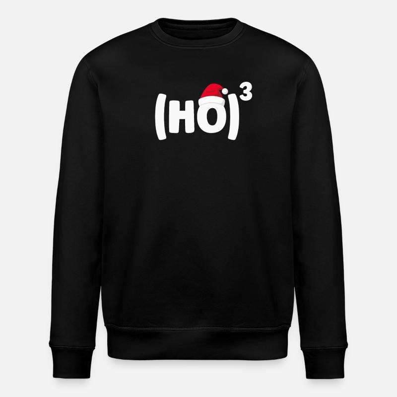 Weihnachtsmann - Stanley/Stella Unisex Bio-Sweatshirt ROLLER - Schwarz