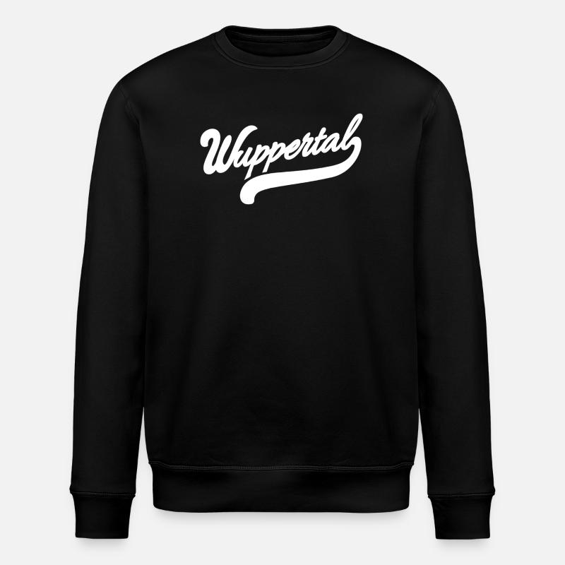 Wuppertal Retro - Stanley/Stella Unisex Bio-Sweatshirt ROLLER - Schwarz