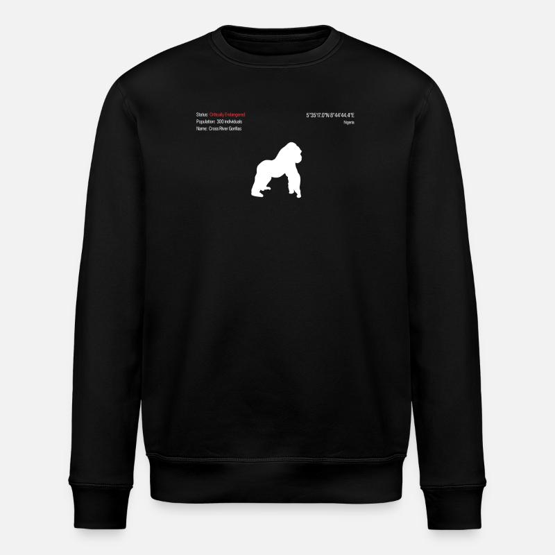 Gorilla - Stanley/Stella Unisex Bio-Sweatshirt ROLLER - Schwarz