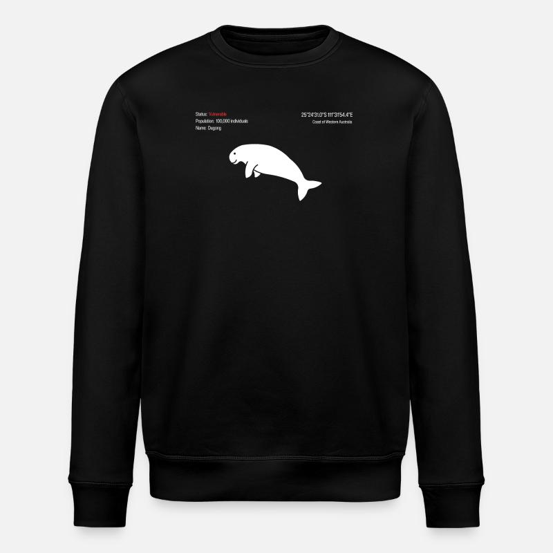 Dugong - Stanley/Stella ROLLER Unisex Organic Sweatshirt - black