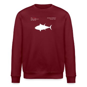 Thunfisch - Stanley/Stella Unisex Bio-Sweatshirt ROLLER - Burgunderrot - Vorne - Nik (191cm)