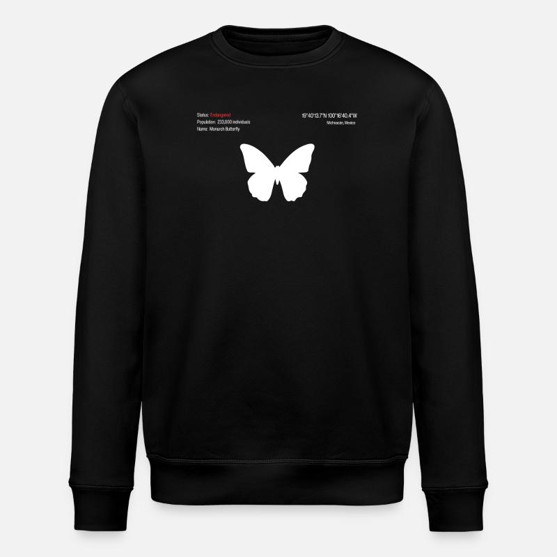 Papillon - Sweat bio ROLLER Stanley/Stella Unisexe - noir