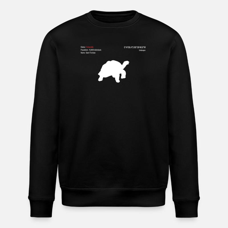 Tortue géante - Sweat bio ROLLER Stanley/Stella Unisexe - noir