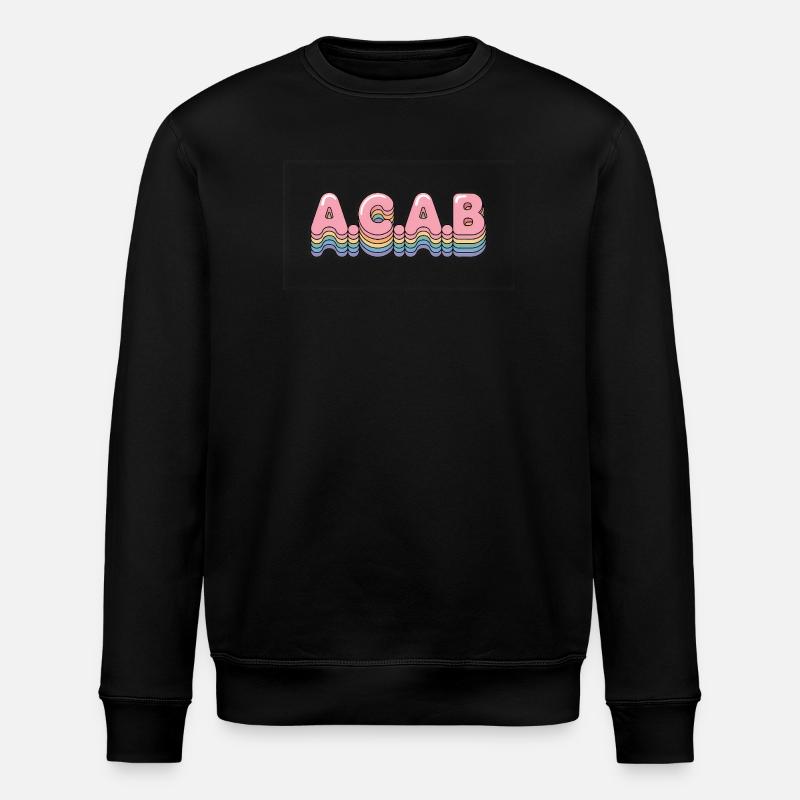 A.C.A.B - Antifa Tee - Stanley/Stella Unisex Bio-Sweatshirt ROLLER - Schwarz