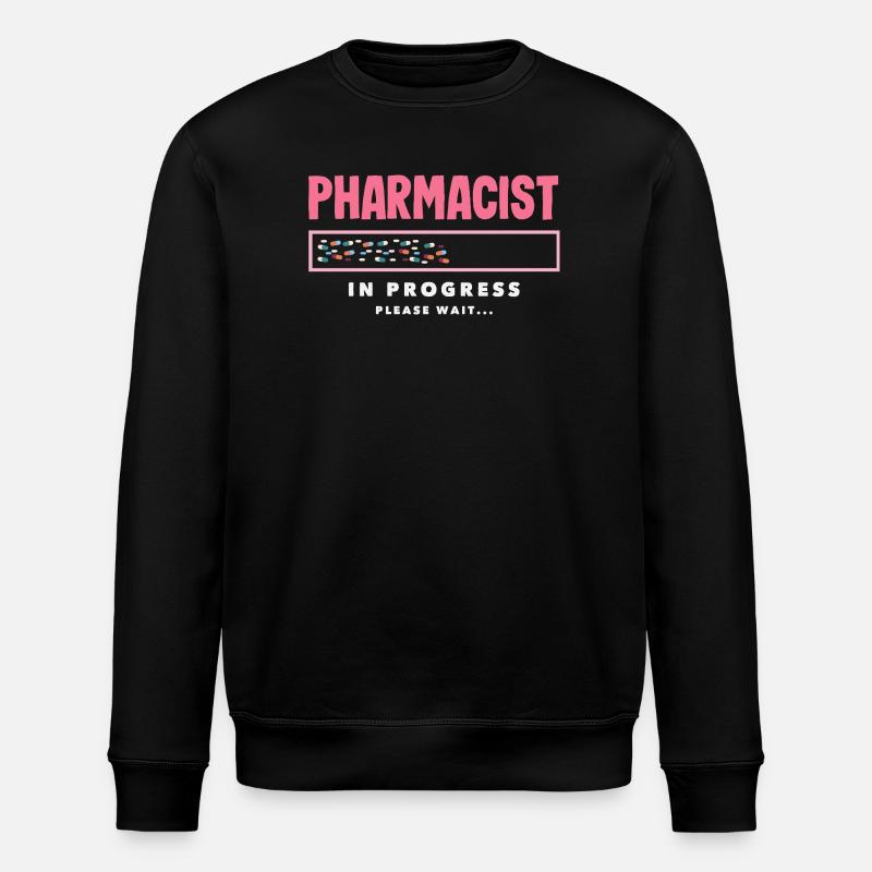 Pharmacist In Training Pharmacy Technology Student - Stanley/Stella ROLLER Unisex Organic Sweatshirt - black