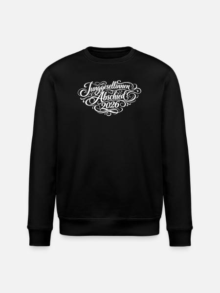 Junggesellinnenabschied 2026 Polterabend - Stanley/Stella økologisk unisex-sweatshirt ROLLER - sort