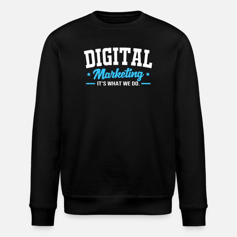 Digital Marketing Manager - Stanley/Stella økologisk unisex-sweatshirt ROLLER - sort