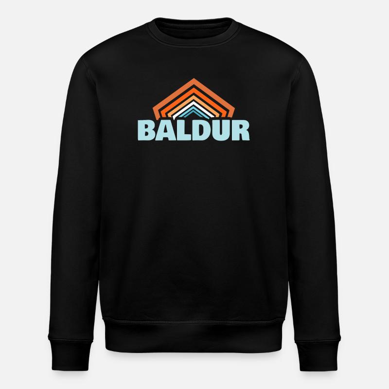 Baldur - Sweat bio ROLLER Stanley/Stella Unisexe - noir