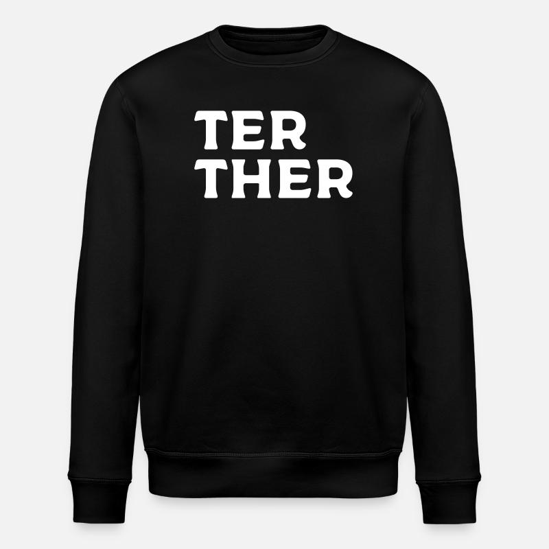 Better Together No2 Partnerlook - Stanley/Stella Unisex Bio-Sweatshirt ROLLER - Schwarz