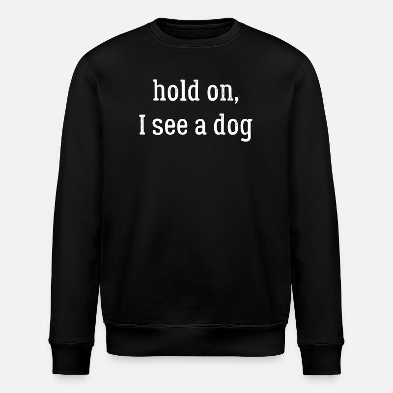 attends je vois un chien - Sweat bio ROLLER Stanley/Stella Unisexe - noir