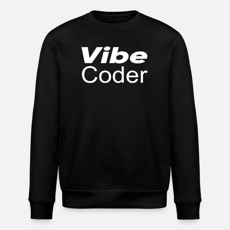 Techno-utopia: Vibe Coder - Stanley/Stella ROLLER Unisex Organic Sweatshirt - black