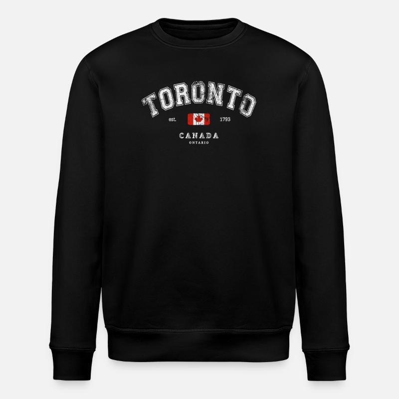 Toronto Canada - Stanley/Stella Unisex Bio-Sweatshirt ROLLER - Schwarz