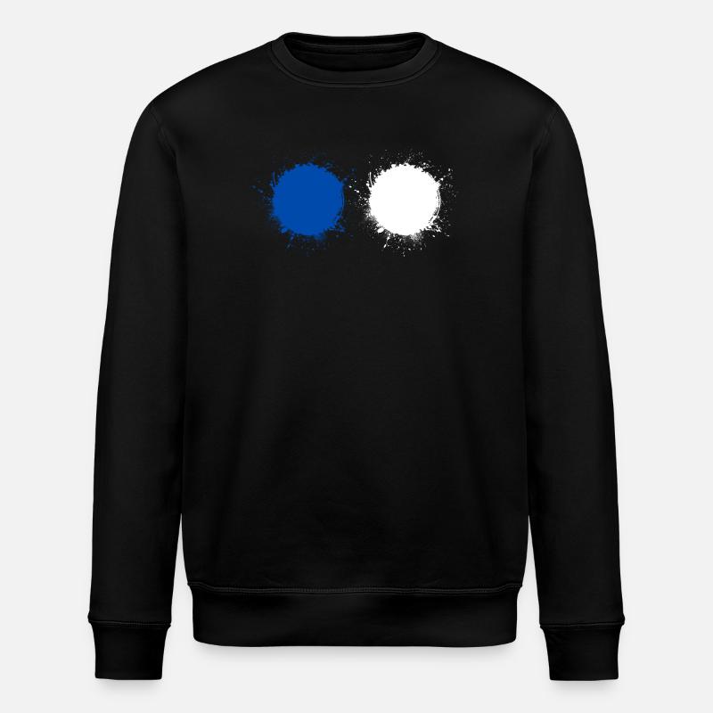 Bleu Blanc - Sweat bio ROLLER Stanley/Stella Unisexe - noir
