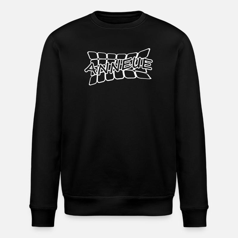 Name Annelie - Stanley/Stella ROLLER Unisex Organic Sweatshirt - black
