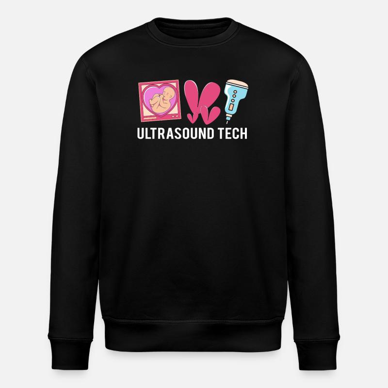 Technicien ultrasonique Technicien ultrasonore - Sweat bio ROLLER Stanley/Stella Unisexe - noir