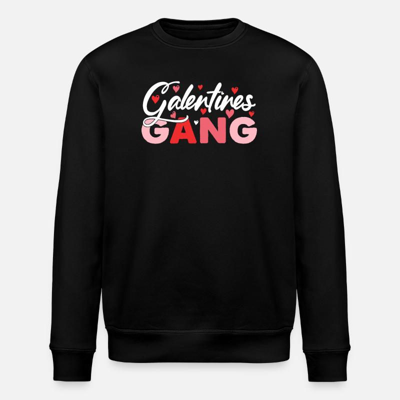 Galentines Gang Hearts - Sweat bio ROLLER Stanley/Stella Unisexe - noir