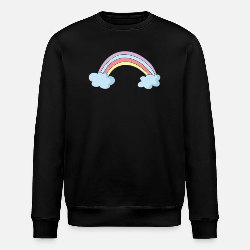 Regenbogen - Stanley/Stella Unisex Bio-Sweatshirt ROLLER - Schwarz