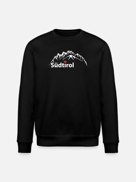Die Dolomiten, Berge Südtirol - Stanley/Stella Unisex Bio-Sweatshirt ROLLER - Schwarz