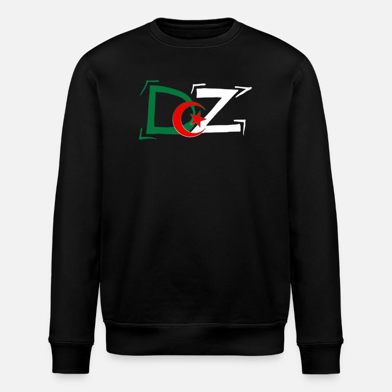 DZ Algeria True Algerian Algerian - Stanley/Stella ROLLER Unisex Organic Sweatshirt - black