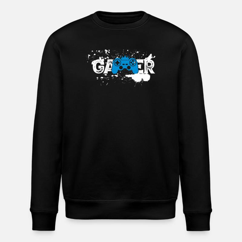 Gamer Splash Controller - Stanley/Stella Unisex Bio-Sweatshirt ROLLER - Schwarz