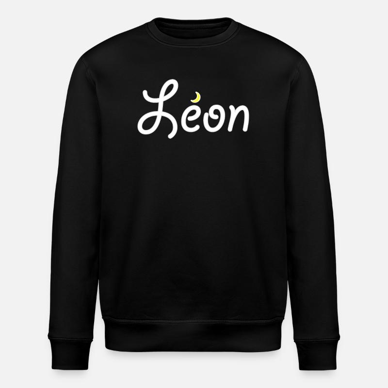 Léon - Sweat bio ROLLER Stanley/Stella Unisexe - noir