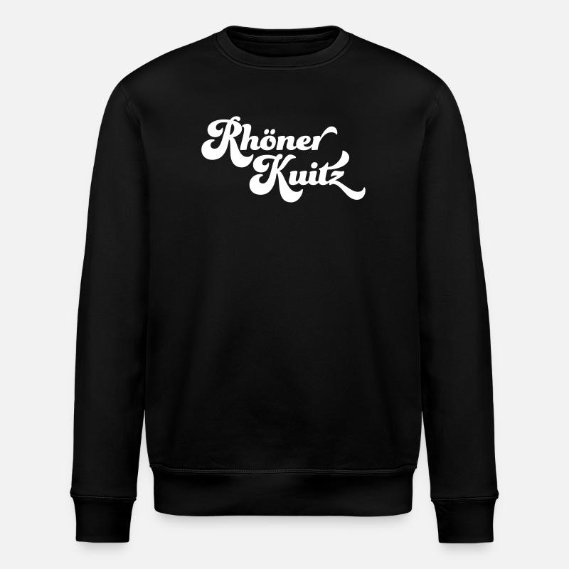 Rhöner Kuitz - Stanley/Stella Unisex Bio-Sweatshirt ROLLER - Schwarz