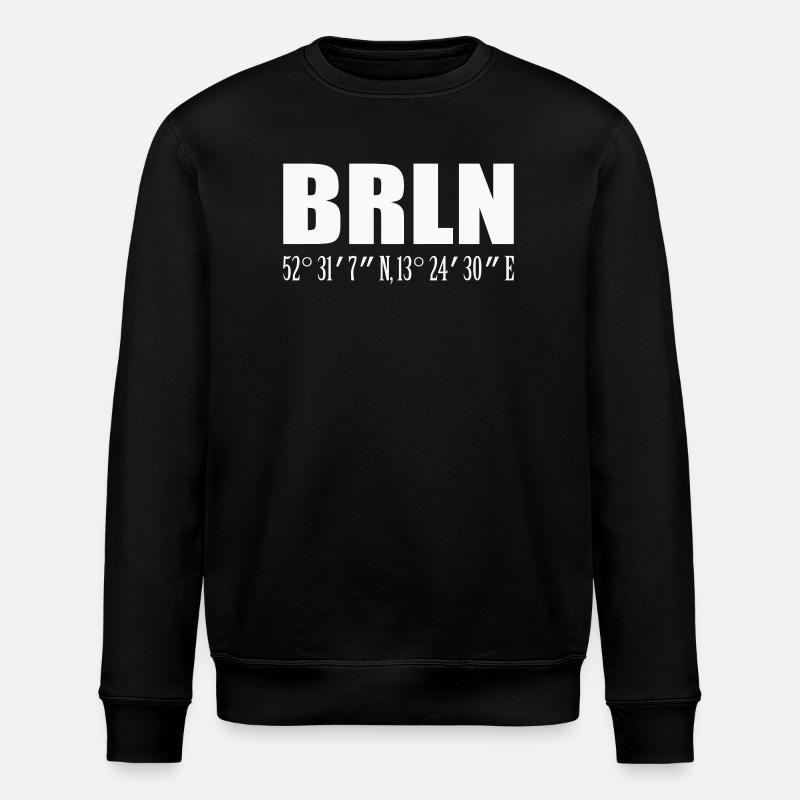 Berlin - Sweat bio ROLLER Stanley/Stella Unisexe - noir