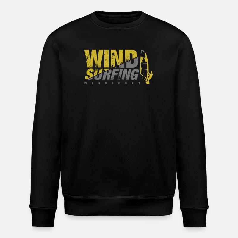 WINDSURFING windsurfing - Stanley/Stella ROLLER Unisex Organic Sweatshirt - black