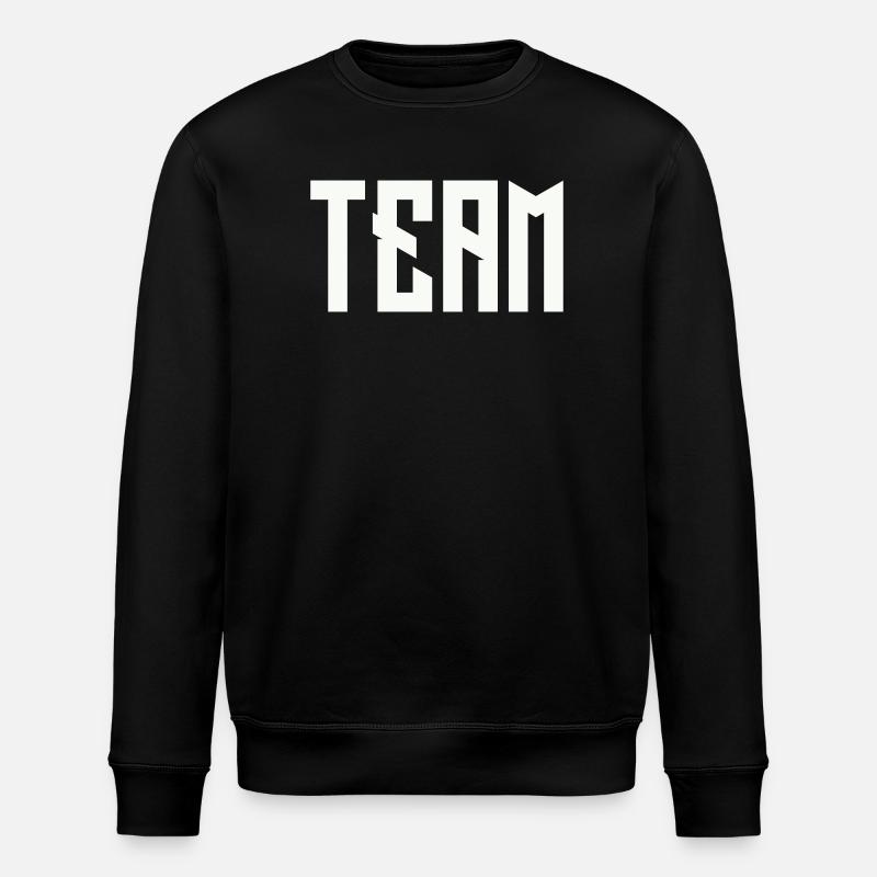 TEAM Blockschrift  - Stanley/Stella Unisex Bio-Sweatshirt ROLLER - Schwarz