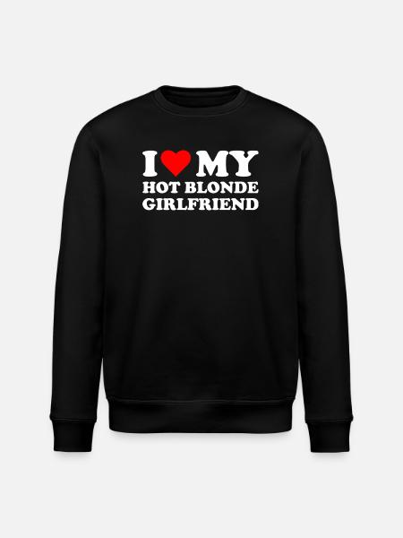 J’aime ma copine blonde - Sweat bio ROLLER Stanley/Stella Unisexe - noir