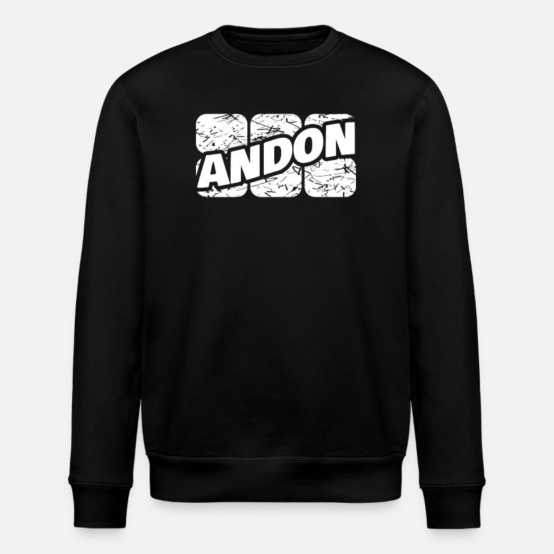 ANDON - Sweat bio ROLLER Stanley/Stella Unisexe - noir