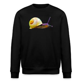 escargot - Sweat bio ROLLER Stanley/Stella Unisexe - noir - Devant - Nik (191cm)
