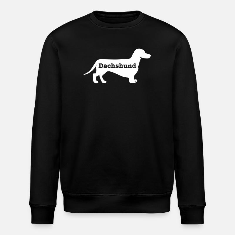 Dackel - Stanley/Stella Unisex Bio-Sweatshirt ROLLER - Schwarz