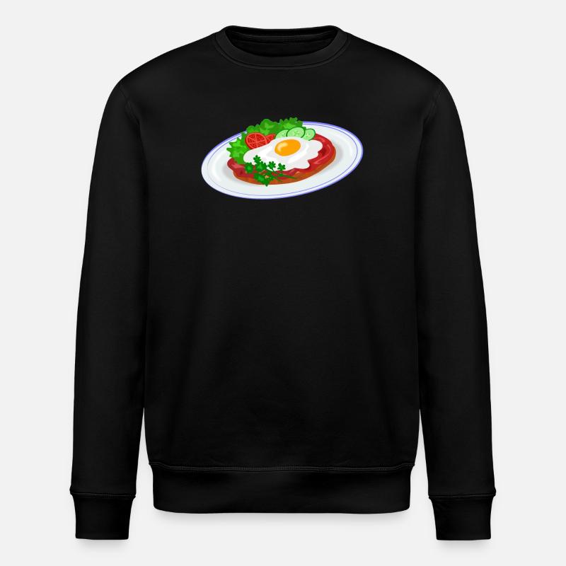 Traditionelles Englisches Frühstück - Stanley/Stella Unisex Bio-Sweatshirt ROLLER - Schwarz