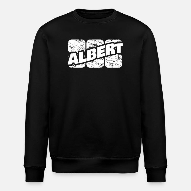 Albert als Albert - Stanley/Stella Unisex Bio-Sweatshirt ROLLER - Schwarz