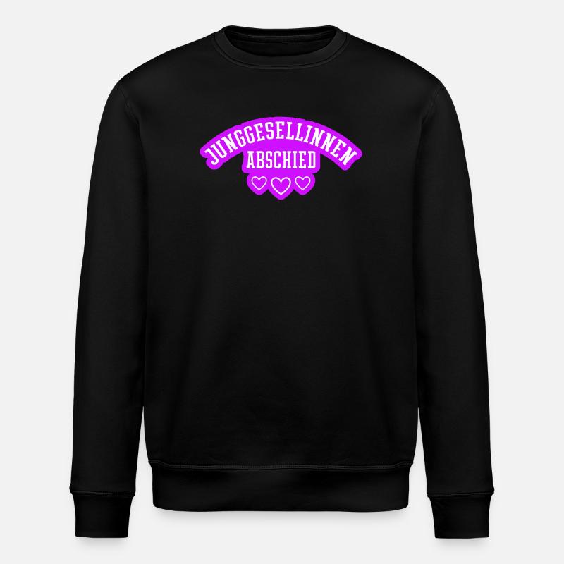 Junggesellinnenabschied Herz Mädels - Stanley/Stella Unisex Bio-Sweatshirt ROLLER - Schwarz