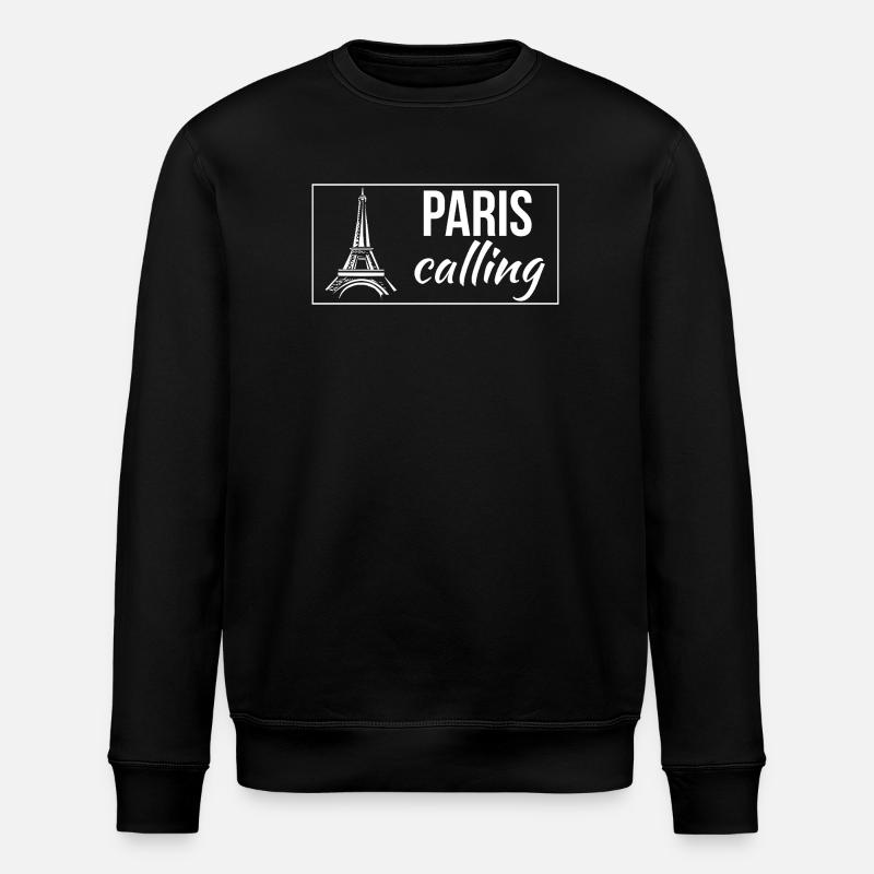 Paris Calling - Stanley/Stella ROLLER Unisex Organic Sweatshirt - black
