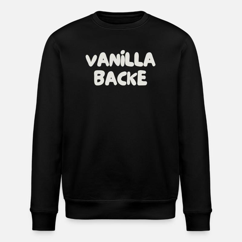 Vanilla cheek - Stanley/Stella ROLLER Unisex Organic Sweatshirt - black