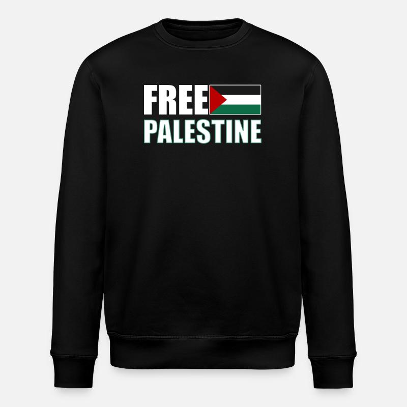Free Palestine - Sweat bio ROLLER Stanley/Stella Unisexe - noir