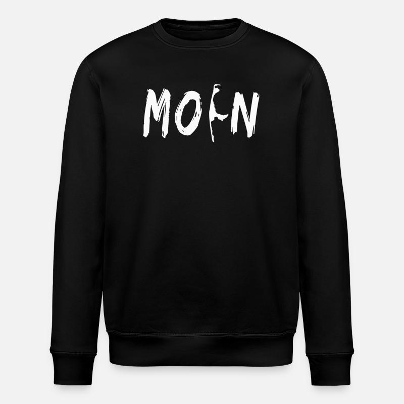Moin Sylt - Stanley/Stella Unisex Bio-Sweatshirt ROLLER - Schwarz