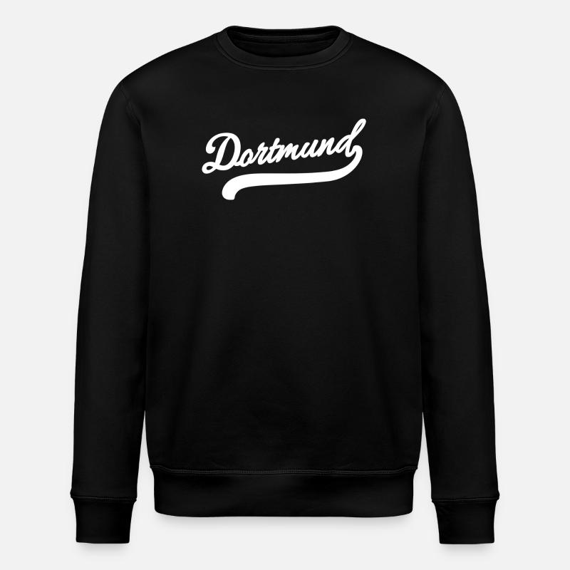 Dortmund Retro - Stanley/Stella ROLLER Unisex Organic Sweatshirt - black