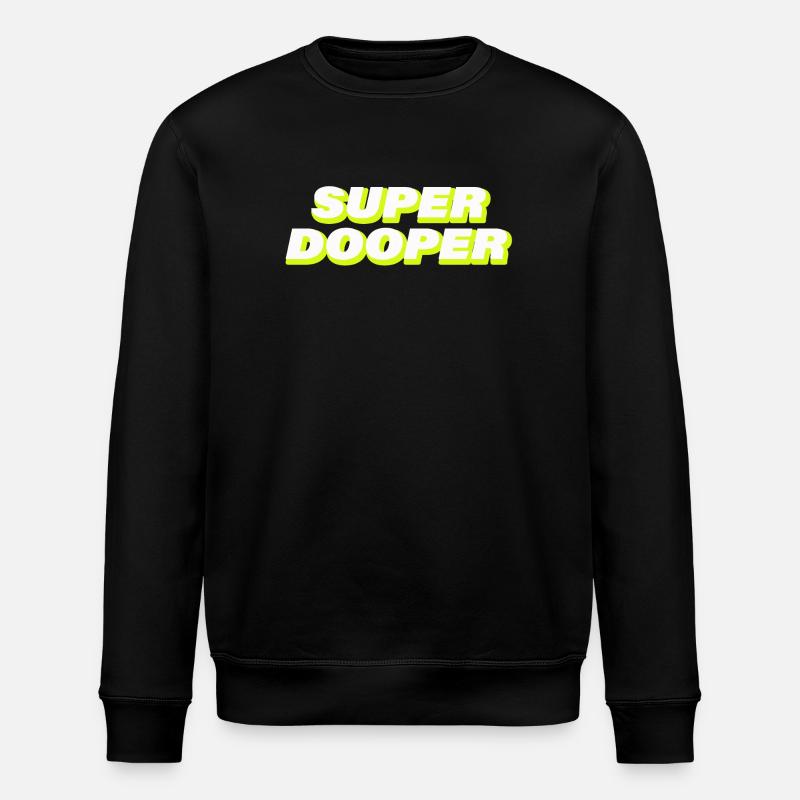 SUPER DOOPER - Stanley/Stella Unisex Bio-Sweatshirt ROLLER - Schwarz