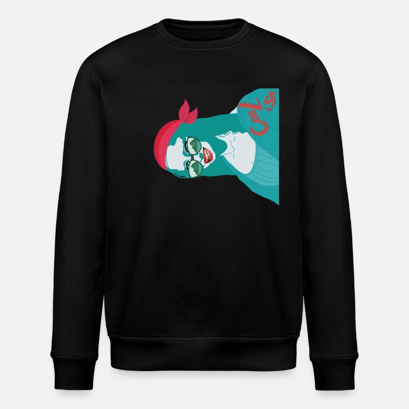 Cool Lisa - Stanley/Stella Unisex Bio-Sweatshirt ROLLER - Schwarz