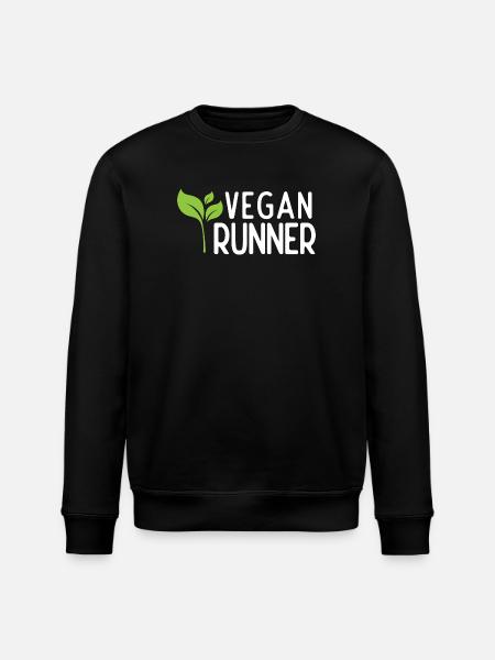 Vegan Runner - Stanley/Stella ROLLER Unisex Organic Sweatshirt - black
