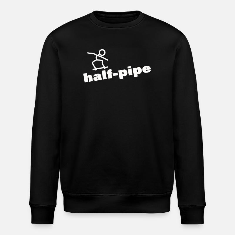 HALF-PIPE - Sweat bio ROLLER Stanley/Stella Unisexe - noir